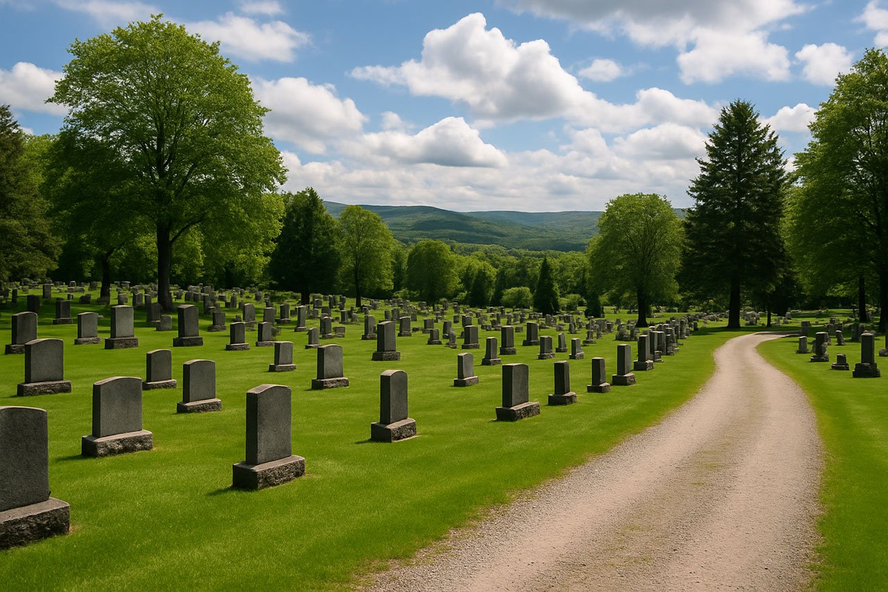 Cemetery with a Beautiful Landscape, funeral homes Austell, GA